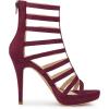 imageAllegra K Womens Stiletto Platform Heels Strappy Gladiator Heel SandalsBurgundy