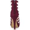 imageAllegra K Womens Stiletto Platform Heels Strappy Gladiator Heel SandalsBurgundy