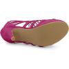imageAllegra K Womens Stiletto Platform Heels Strappy Gladiator Heel SandalsHot Pink