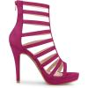 imageAllegra K Womens Stiletto Platform Heels Strappy Gladiator Heel SandalsHot Pink