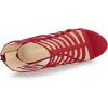 imageAllegra K Womens Stiletto Platform Heels Strappy Gladiator Heel SandalsRed
