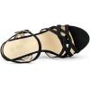 imageAllegra K Womens Strappy Platform Heels Stiletto Heel SandalsBlack