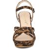 imageAllegra K Womens Strappy Platform Heels Stiletto Heel SandalsLeopard