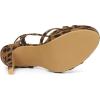imageAllegra K Womens Strappy Platform Heels Stiletto Heel SandalsLeopard