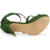 imageAllegra K Womens Strappy Platform Stiletto Heels SandalsGreen