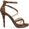imageAllegra K Womens Strappy Platform Stiletto Heels SandalsLeopard