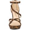 imageAllegra K Womens Strappy Platform Stiletto Heels SandalsLeopard