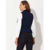 imageAllegra K Womens Suit Vest Double Breasted Business Lapel Dressy Waistcoat VestDark Blue