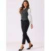imageAllegra K Womens Suit Vest Double Breasted Business Lapel Dressy Waistcoat VestDark Gray