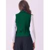 imageAllegra K Womens Suit Vest Double Breasted Business Lapel Dressy Waistcoat VestDark Green
