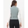 imageAllegra K Womens Suit Vest Double Breasted Business Lapel Dressy Waistcoat VestGray