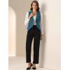 imageAllegra K Womens Suit Vest Double Breasted Business Lapel Dressy Waistcoat VestLake Blue