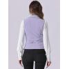 imageAllegra K Womens Suit Vest Double Breasted Business Lapel Dressy Waistcoat VestLight Purple
