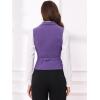 imageAllegra K Womens Suit Vest Double Breasted Business Lapel Dressy Waistcoat VestPurple