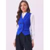 imageAllegra K Womens Suit Vest Double Breasted Business Lapel Dressy Waistcoat VestRoyal Blue