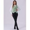 imageAllegra K Womens Suit Vest Double Breasted Business Lapel Dressy Waistcoat VestSea Green