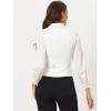 imageAllegra K Womens Suit Vest Double Breasted Business Lapel Dressy Waistcoat VestWhite