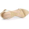 imageAllegra K Womens T Strap Open Toe Stiletto Heel SandalsBeige