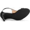 imageAllegra K Womens T Strap Open Toe Stiletto Heel SandalsBlack