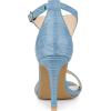 imageAllegra K Womens T Strap Open Toe Stiletto Heel SandalsBlue
