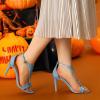 imageAllegra K Womens T Strap Open Toe Stiletto Heel SandalsBlue