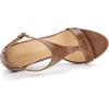 imageAllegra K Womens T Strap Open Toe Stiletto Heel SandalsBrown