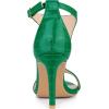 imageAllegra K Womens T Strap Open Toe Stiletto Heel SandalsGreen