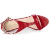 imageAllegra K Womens T Strap Open Toe Stiletto Heel SandalsRed