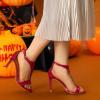 imageAllegra K Womens T Strap Open Toe Stiletto Heel SandalsRed