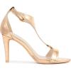 imageAllegra K Womens T Strap Open Toe Stiletto Heel SandalsRose Gold