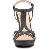 imageAllegra K Womens T Strap Slingback Platform Stiletto Heel SandalsGrey