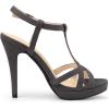 imageAllegra K Womens T Strap Slingback Platform Stiletto Heel SandalsGrey