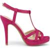imageAllegra K Womens T Strap Slingback Platform Stiletto Heel SandalsHot Pink
