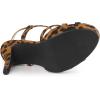 imageAllegra K Womens T Strap Slingback Platform Stiletto Heel SandalsLeopard