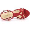 imageAllegra K Womens T Strap Slingback Platform Stiletto Heel SandalsRed