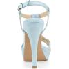 imageAllegra K Womens T Strap Slingback Platform Stiletto Heel SandalsSky Blue