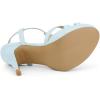 imageAllegra K Womens T Strap Slingback Platform Stiletto Heel SandalsSky Blue