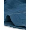 imageAllegra K Womens TurnDown Collar Flap Pockets Snap Button Faux Suede JacketPeacock Blue