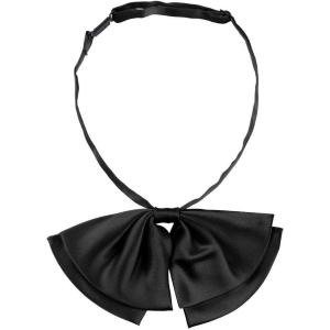 imageAllegra K Womens PreTied Neckties Bowknot Solid Adjustable Casual Uniform BowtieBlack
