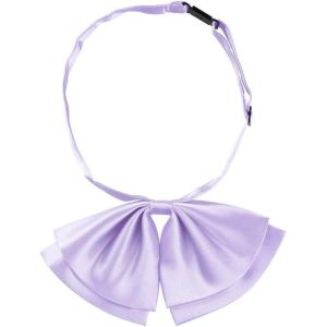 imageAllegra K Womens PreTied Neckties Bowknot Solid Adjustable Casual Uniform BowtieLight Purple