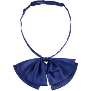 imageAllegra K Womens PreTied Neckties Bowknot Solid Adjustable Casual Uniform BowtieNavy Blue