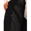 imageAllegra K 2 Piece Work Suit for Womens Business Formal DoubleBreasted Blazer and Pants SetBlack