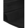 imageAllegra K Business Elegant Funeral Dresses for Womens Boat Neck 34 Sleeve Pleated Modest Midi DressBlack