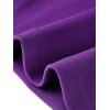 imageAllegra K Business Elegant Funeral Dresses for Womens Boat Neck 34 Sleeve Pleated Modest Midi DressDark Purple
