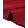 imageAllegra K Elegant Sheath Dress for Womens Casual Work Belt Sllit Hem Fishtail DressesRed