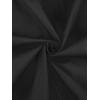 imageAllegra K Leotard Shirt for Womens Collared Business Casual Button Down Long Sleeves Bodysuit TopBlack