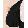 imageAllegra K Skirt Suit Sets for Womens 2 Piece Formal Office Notched Lapel Peplum Jacket Blazer Pencil Skirts SetBlack