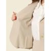imageAllegra K Skirt Suit Sets for Womens 2 Piece Formal Office Notched Lapel Peplum Jacket Blazer Pencil Skirts SetKhaki