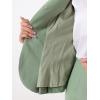 imageAllegra K Skirt Suit Sets for Womens 2 Piece Formal Office Notched Lapel Peplum Jacket Blazer Pencil Skirts SetPea Green