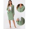 imageAllegra K Skirt Suit Sets for Womens 2 Piece Formal Office Notched Lapel Peplum Jacket Blazer Pencil Skirts SetPea Green